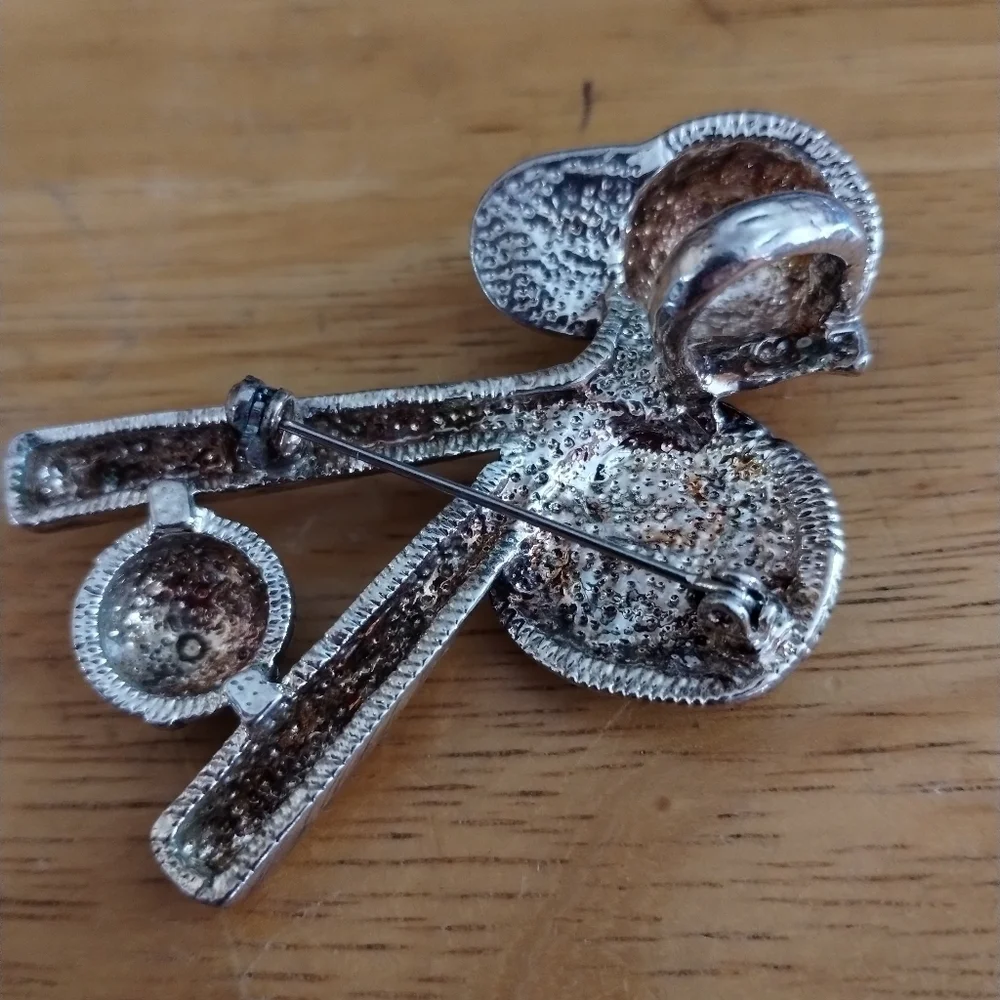 Unisex baseball brooch pin